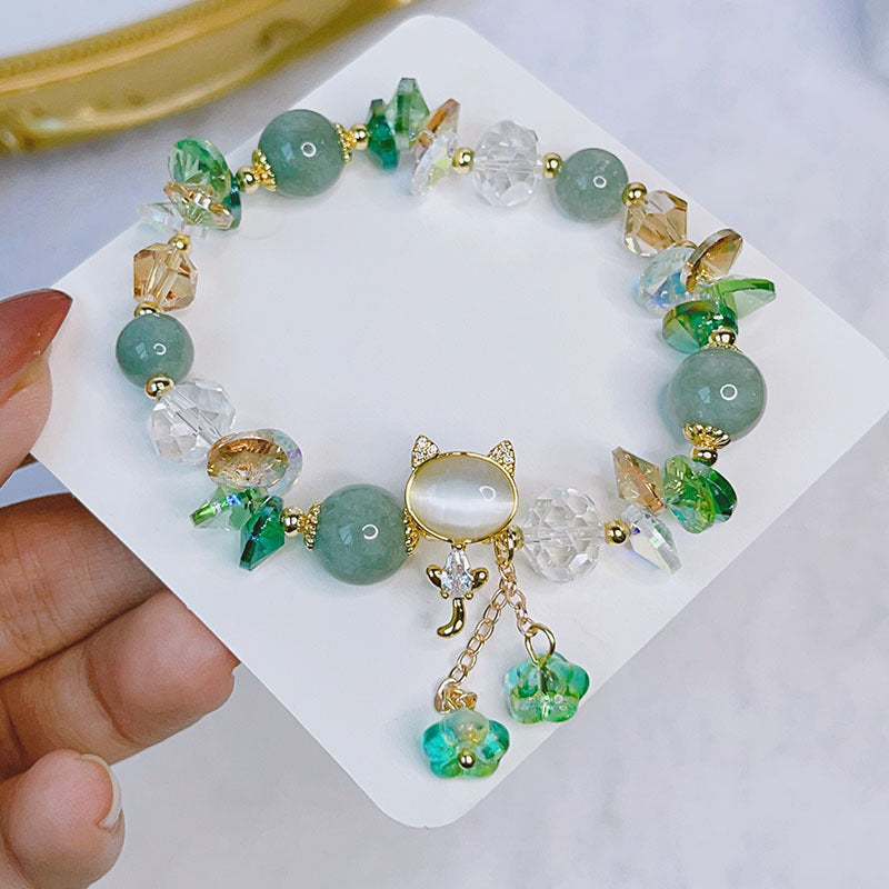 Pulsera de Gato Súper Micro Incrustada de Moda