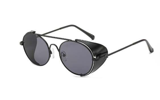 Gafas de Sol Redondas Estilo Steampunk Clásicas para Hombres y Mujeres