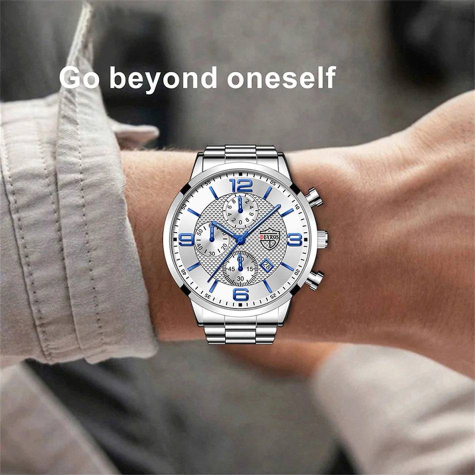 Reloj de Cuarzo DEYROS DS1534 — Estilo Business Clásico