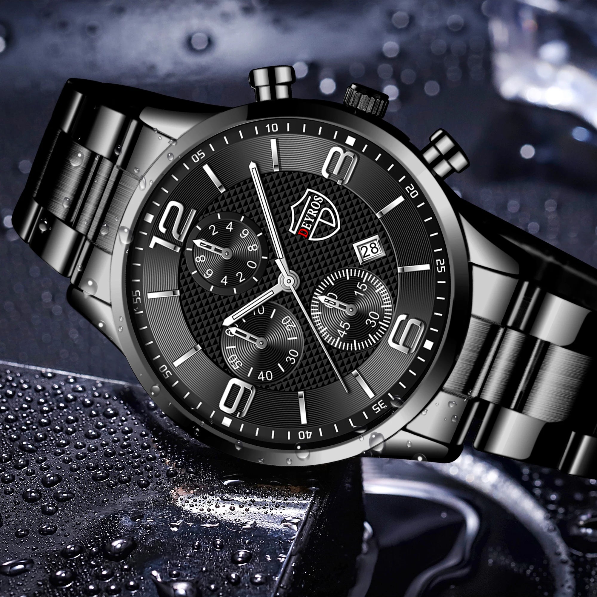 Reloj de Cuarzo DEYROS DS1534 — Estilo Business Clásico