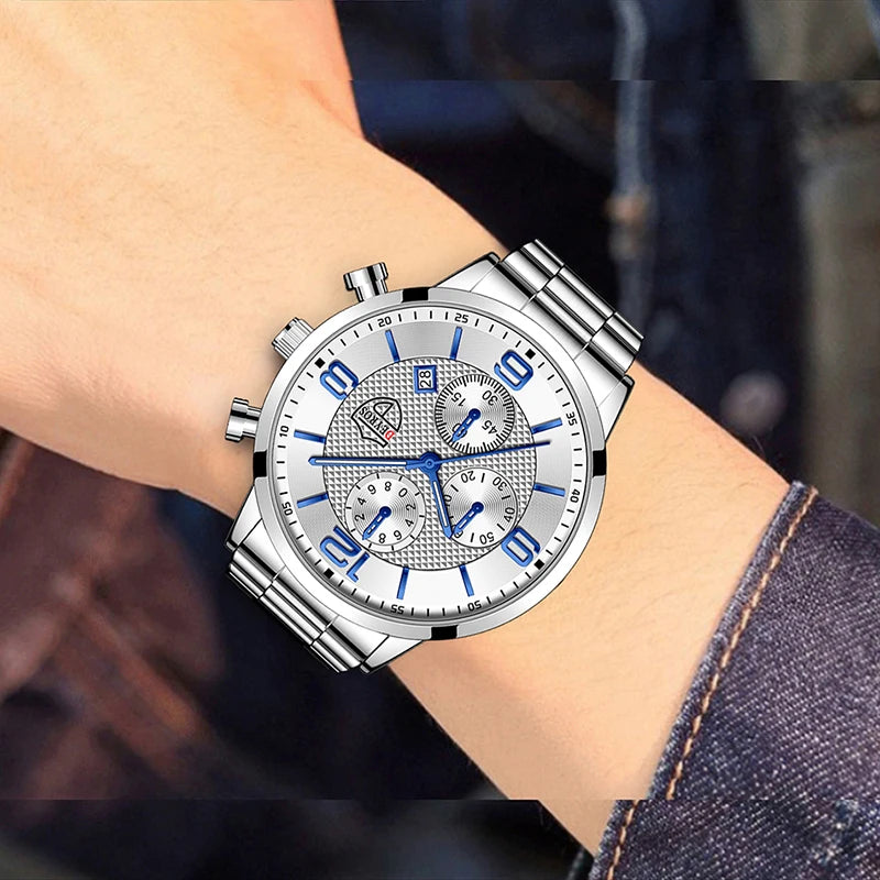 Reloj de Cuarzo DEYROS DS1534 — Estilo Business Clásico