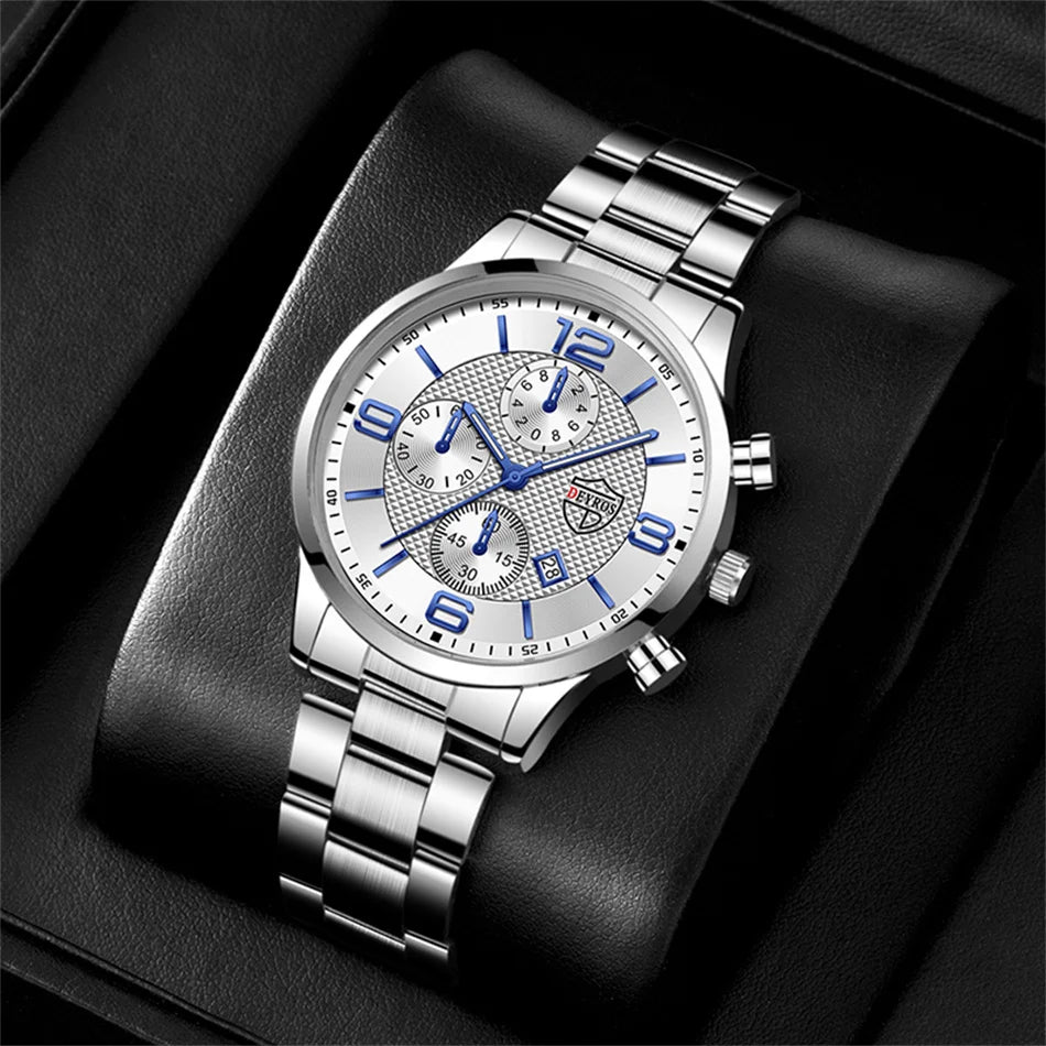 Reloj de Cuarzo DEYROS DS1534 — Estilo Business Clásico