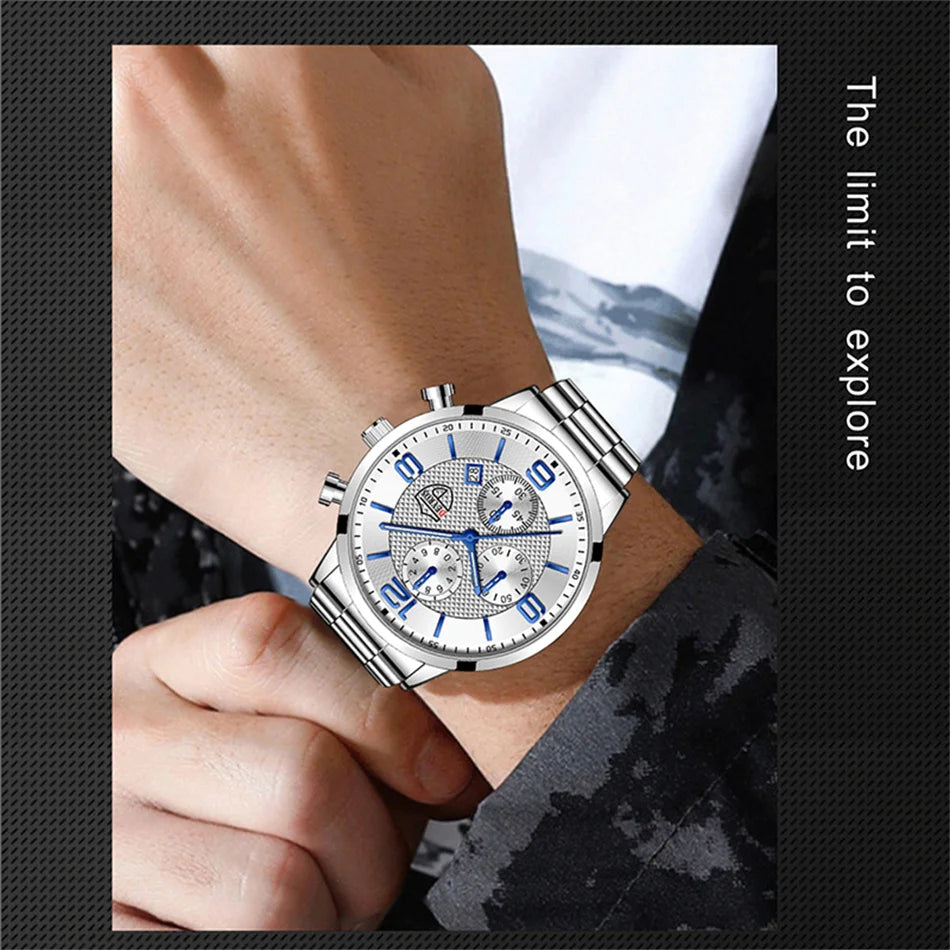 Reloj de Cuarzo DEYROS DS1534 — Estilo Business Clásico