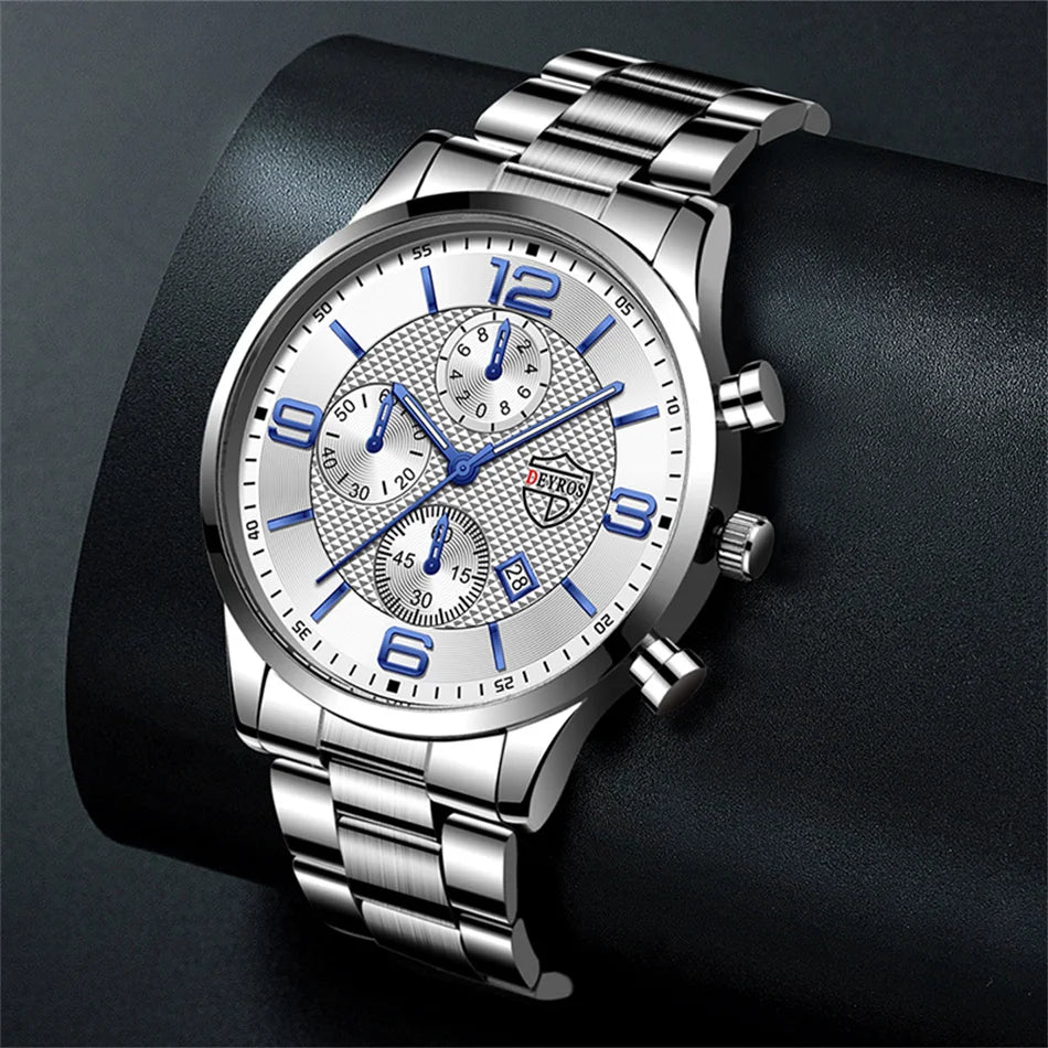 Reloj de Cuarzo DEYROS DS1534 — Estilo Business Clásico