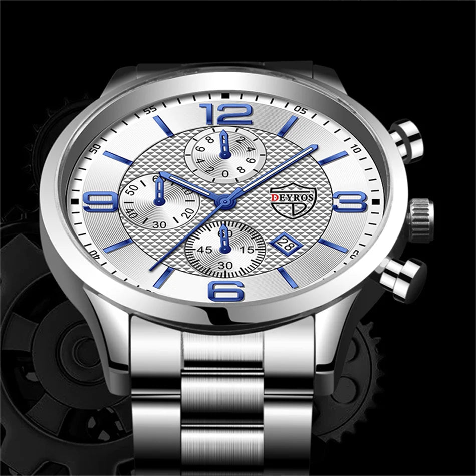 Reloj de Cuarzo DEYROS DS1534 — Estilo Business Clásico