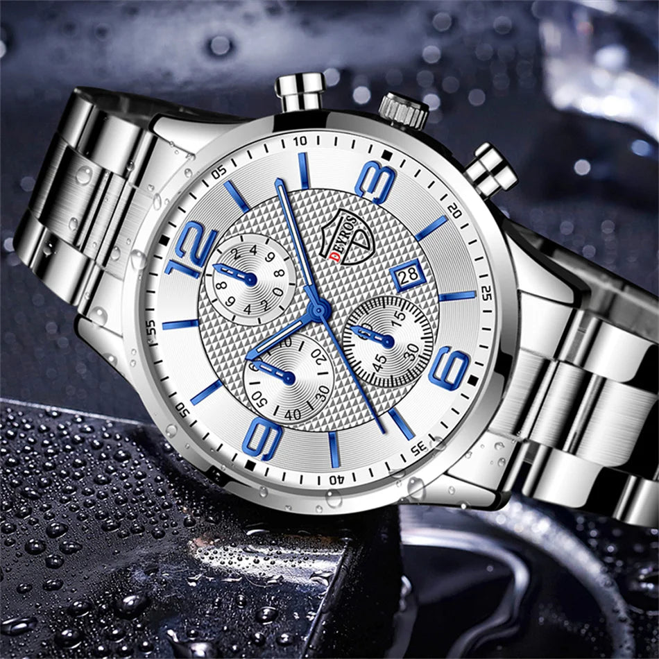 Reloj de Cuarzo DEYROS DS1534 — Estilo Business Clásico