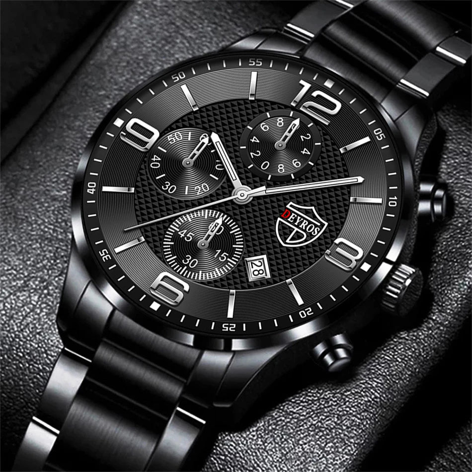 Reloj de Cuarzo DEYROS DS1534 — Estilo Business Clásico