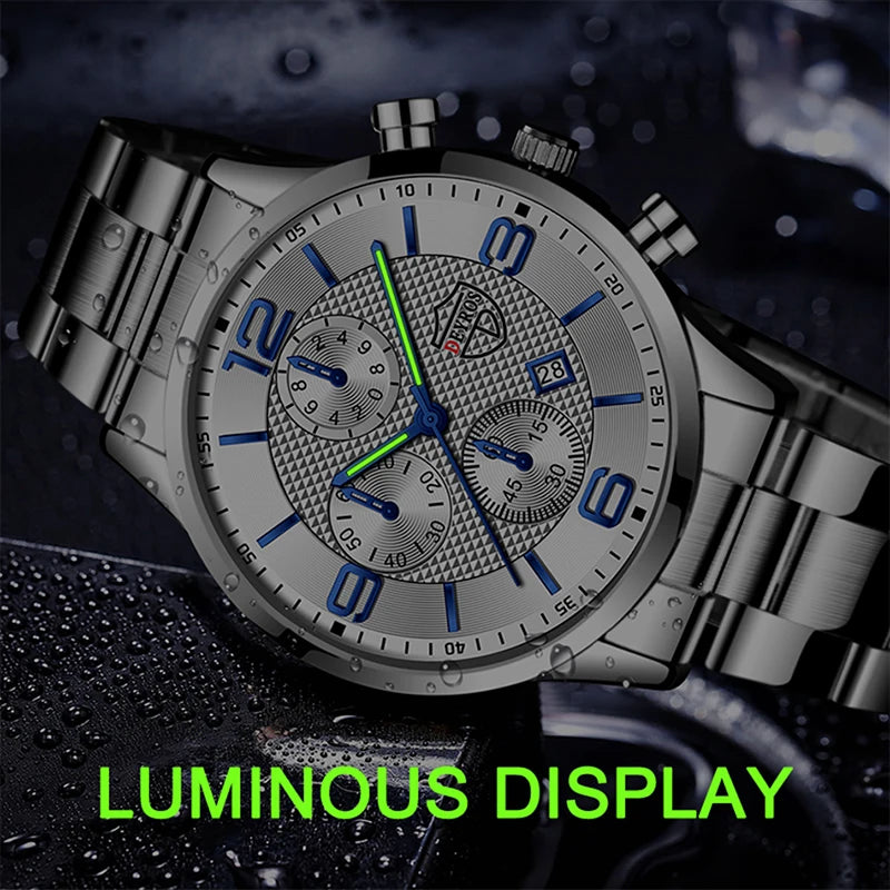 Reloj de Cuarzo DEYROS DS1534 — Estilo Business Clásico