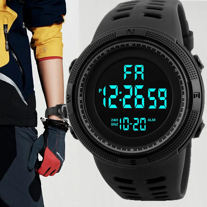 Reloj Digital YIKAZE — Multifunción Deportivo y Casual