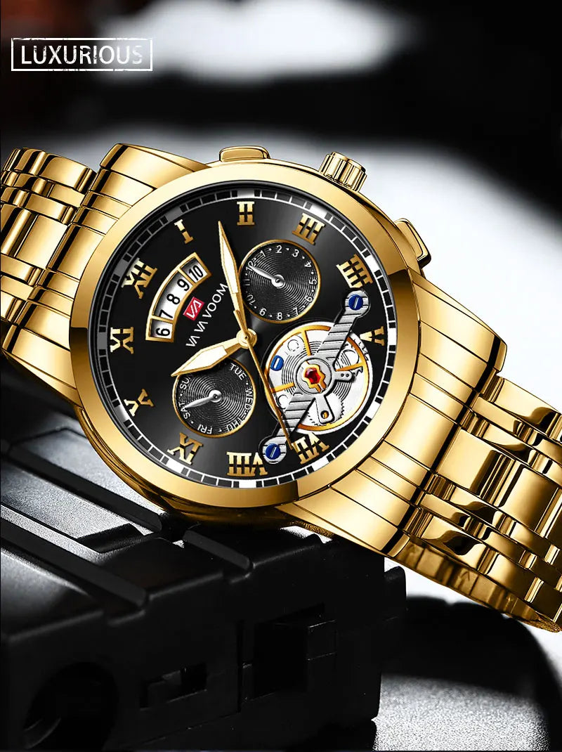Reloj de Cuarzo VA VA VOOM — Estilo Deportivo Elegante