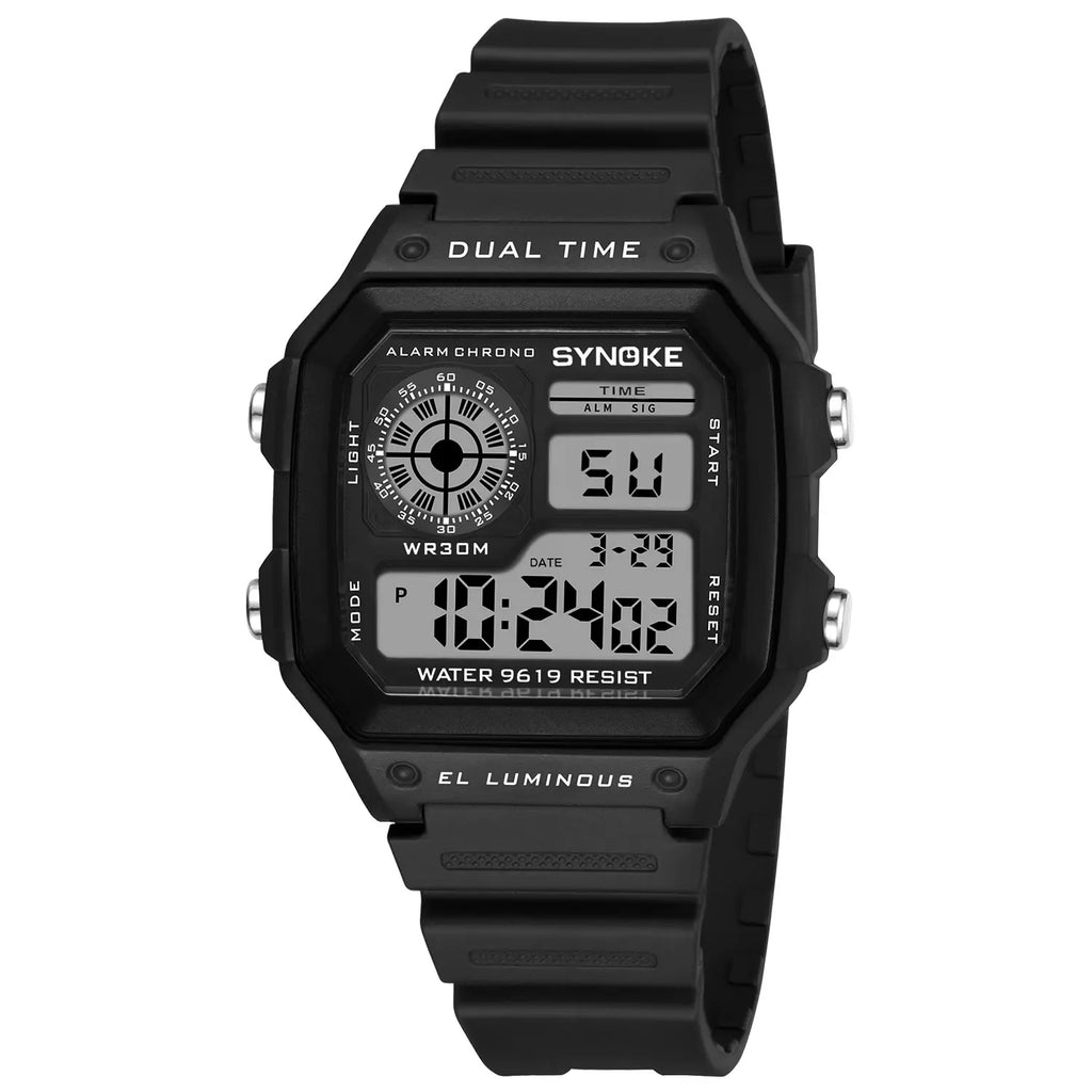 Reloj Digital SYNOKE 9619 — Pantalla Táctil Deportiva