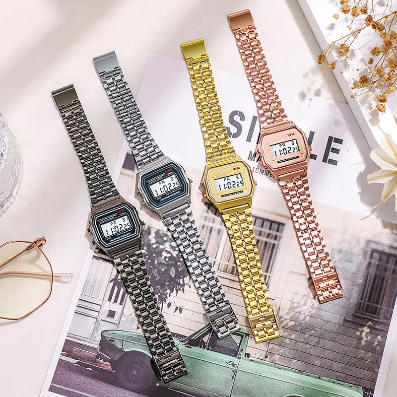 Reloj Digital 3D230217 — Diseño Rectangular con Retroiluminación
