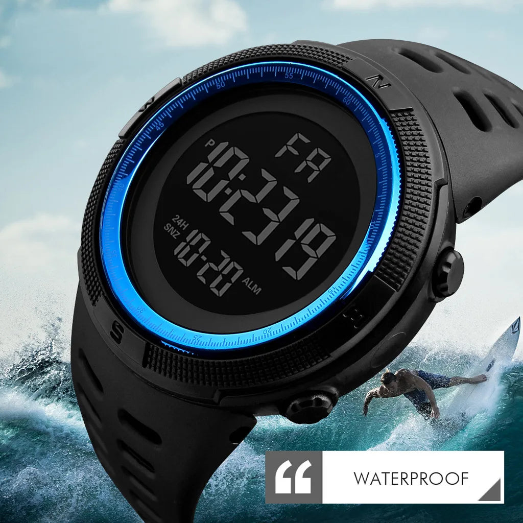 Reloj Digital YIKAZE — Multifunción Deportivo y Casual