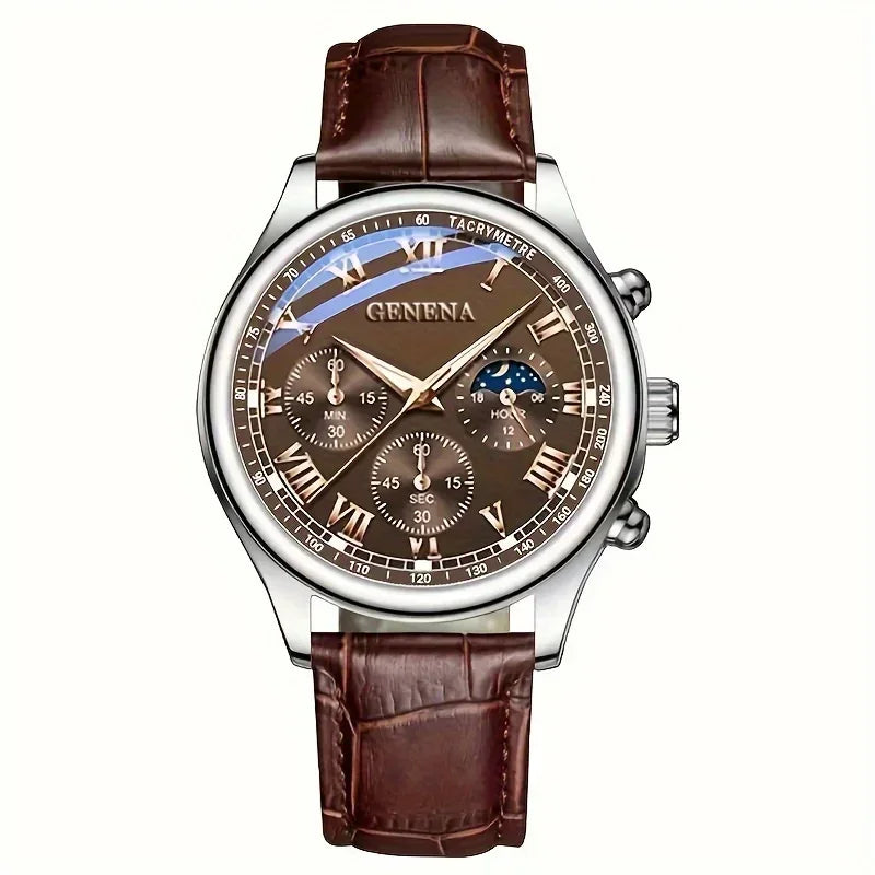 Reloj de Cuarzo Yolako — Diseño Clásico con Números Arábigos