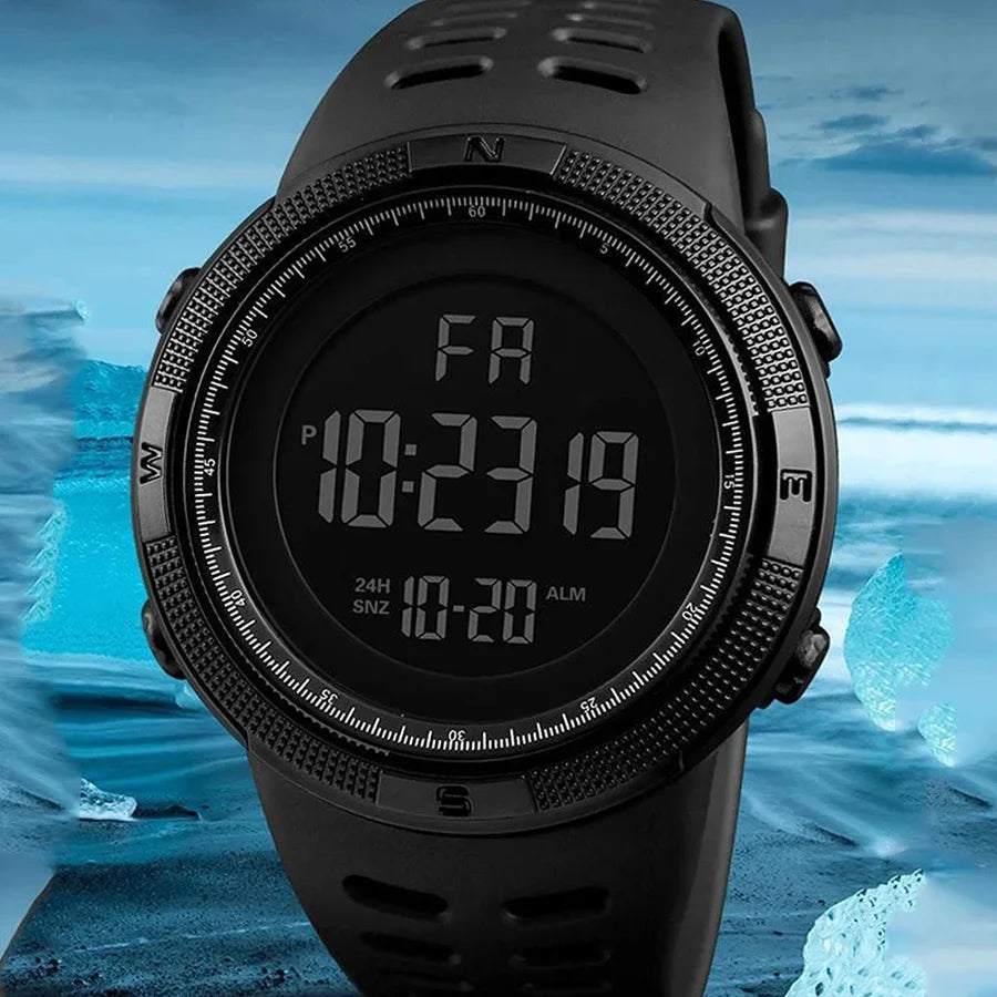 Reloj Digital YIKAZE — Multifunción Deportivo y Casual