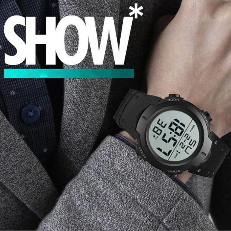 Reloj Digital Deportivo — Diseño Resistente y Funcional