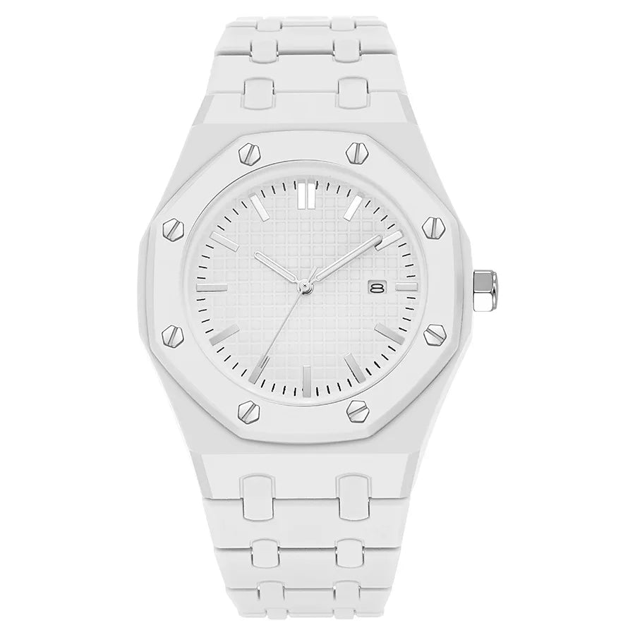 Reloj de Cuarzo ABCD816 — Esfera Grande con Números Arábigos