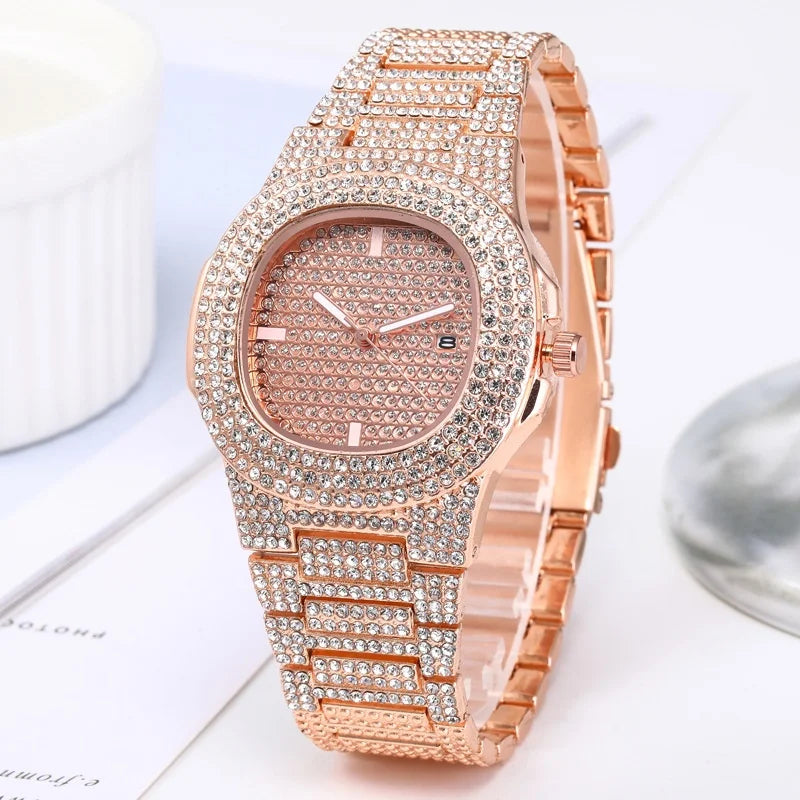 Reloj de Cuarzo Yolako — Correa de Acero Inoxidable