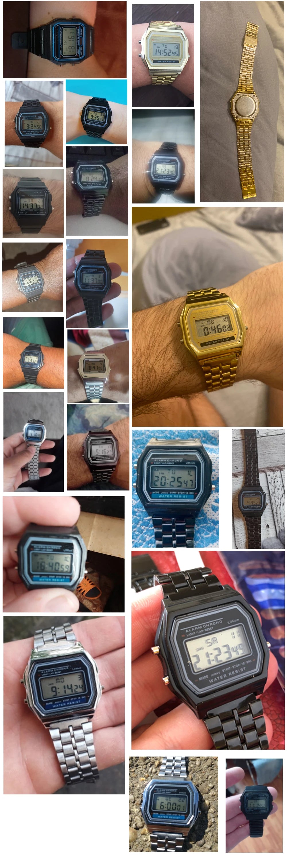 Reloj Digital TINUORA TMC212 — Diseño Rectangular Moderno