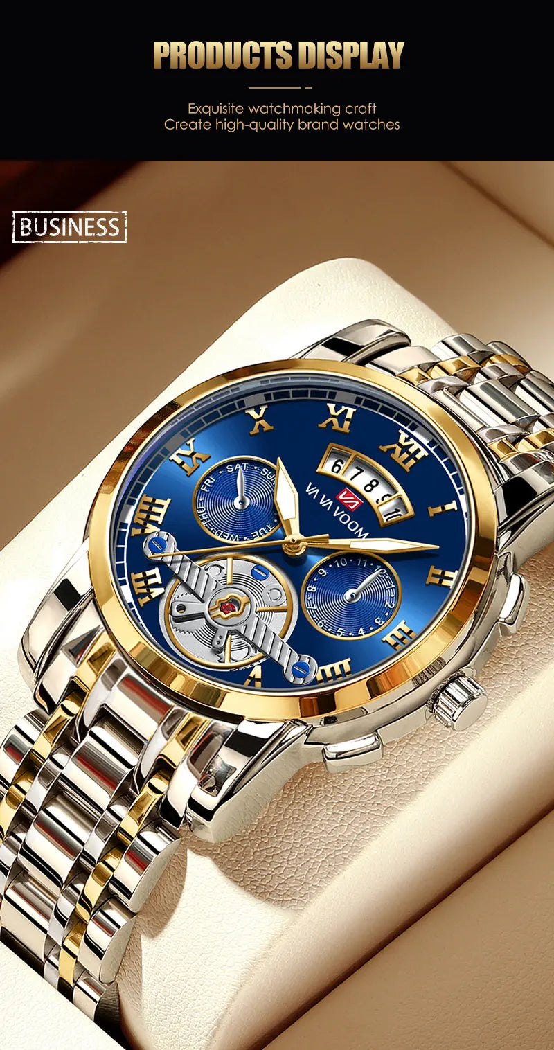 Reloj de Cuarzo VA VA VOOM — Estilo Deportivo Elegante