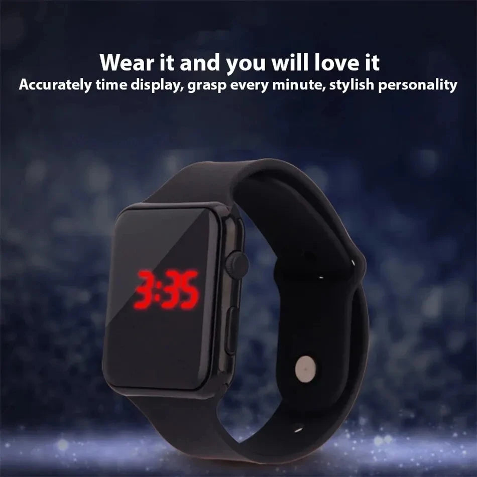 Reloj Digital LED — Diseño Deportivo y Moderno