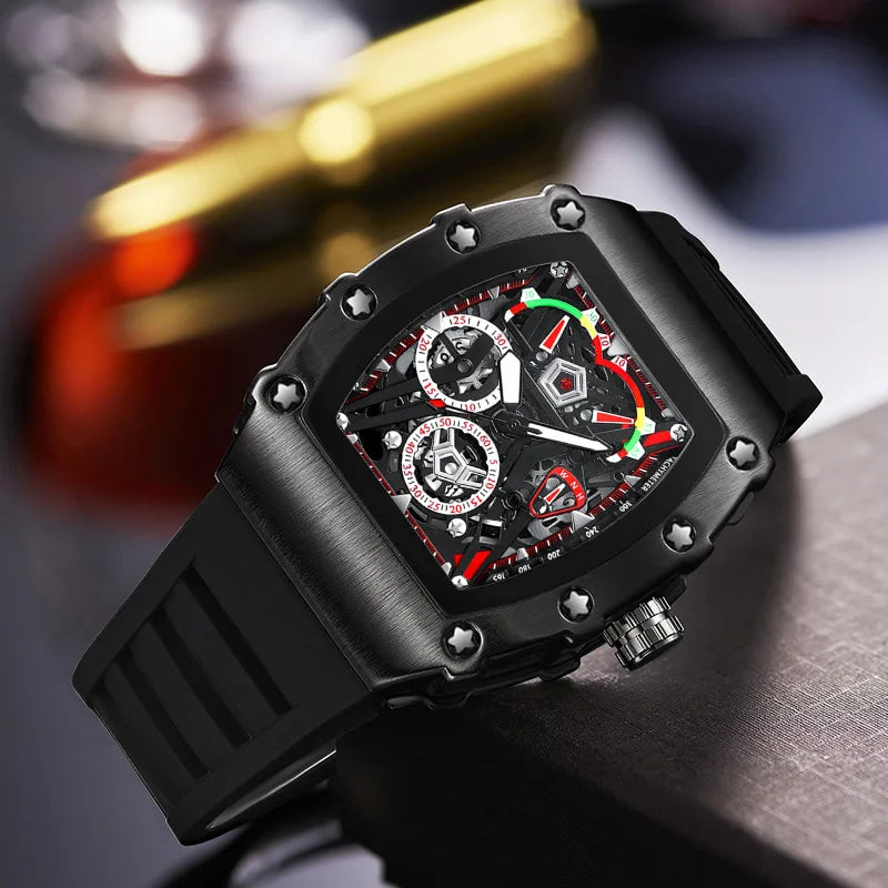 Reloj Casual de Cuarzo con Correa de Silicona ⌚