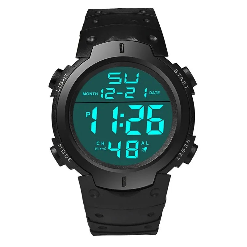 Reloj Digital Deportivo — Diseño Resistente y Funcional