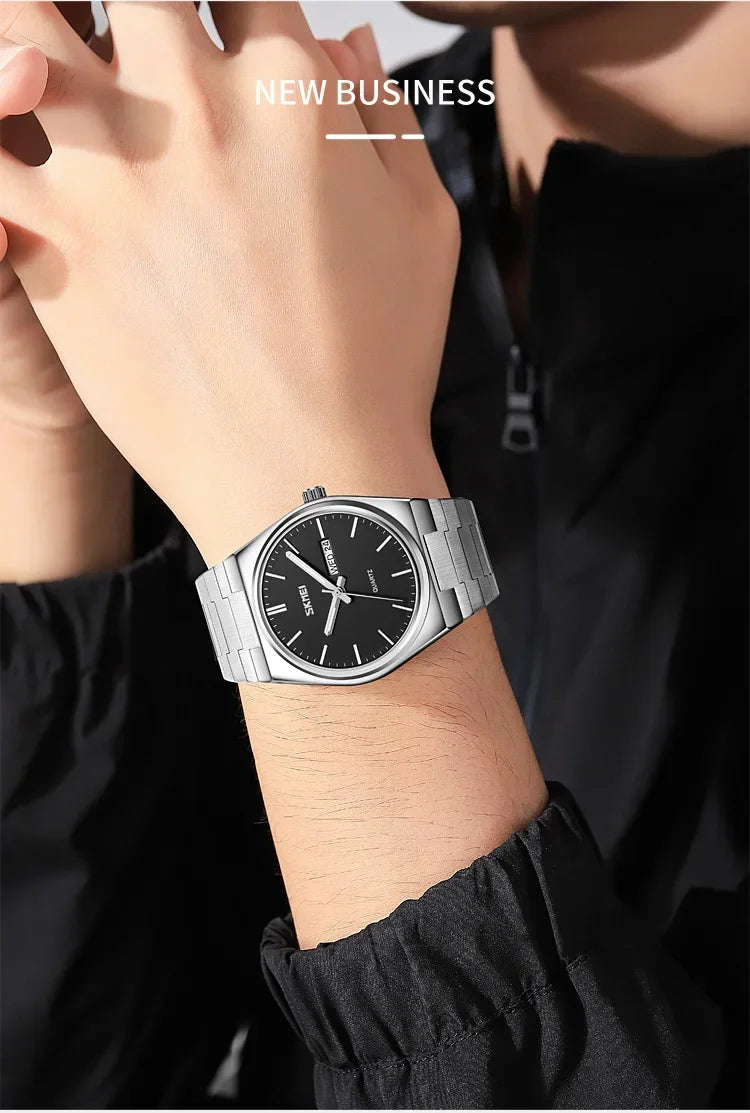 Reloj SKMEI 9288 de Cuarzo con Correa de Acero Inoxidable ⌚✨