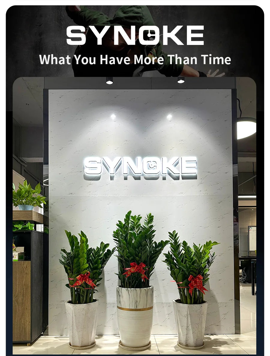 Reloj Digital SYNOKE 9619 — Pantalla Táctil Deportiva
