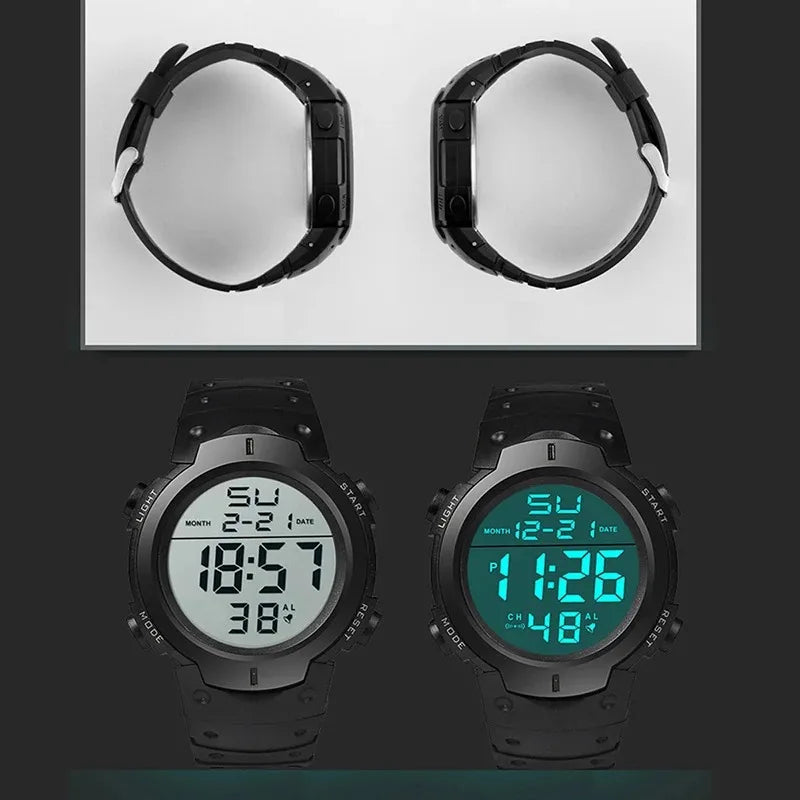 Reloj Digital Deportivo — Diseño Resistente y Funcional