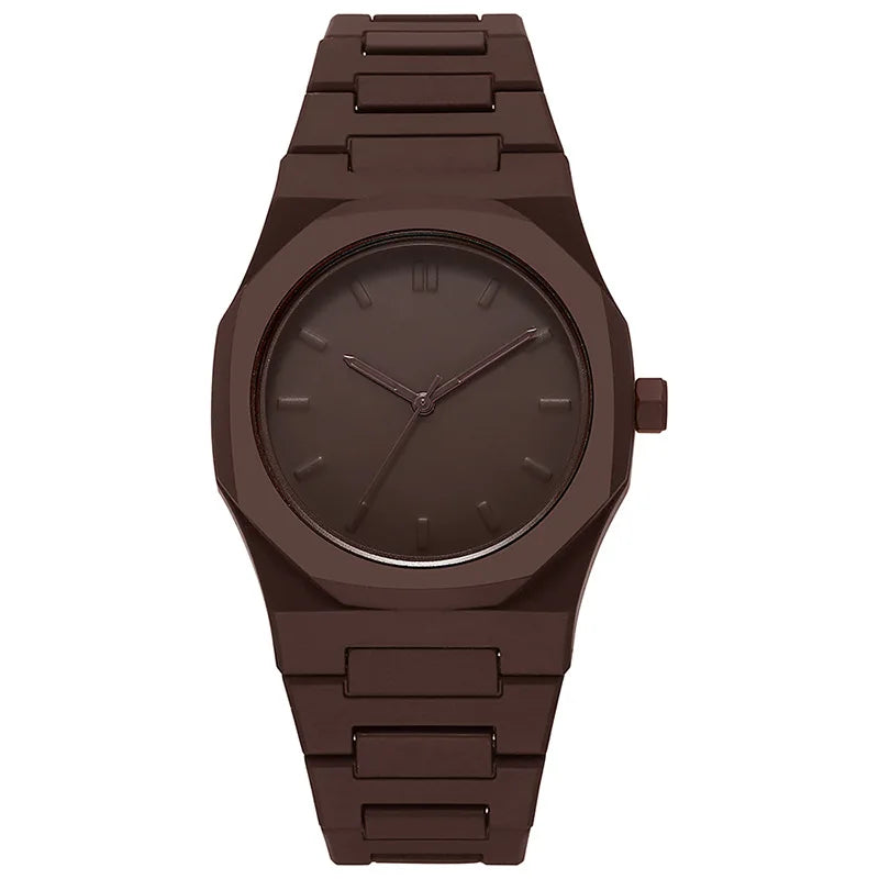 Reloj de Cuarzo ABCD816 — Esfera Grande con Números Arábigos