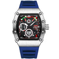Reloj Casual de Cuarzo con Correa de Silicona ⌚