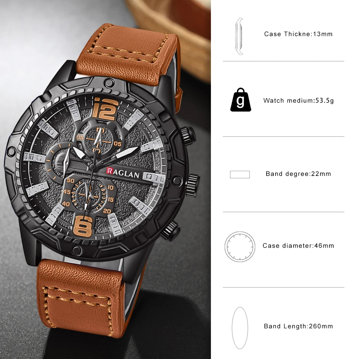 Reloj de Cuarzo Wal-Joy WJ079 — Diseño Clásico con Aguja