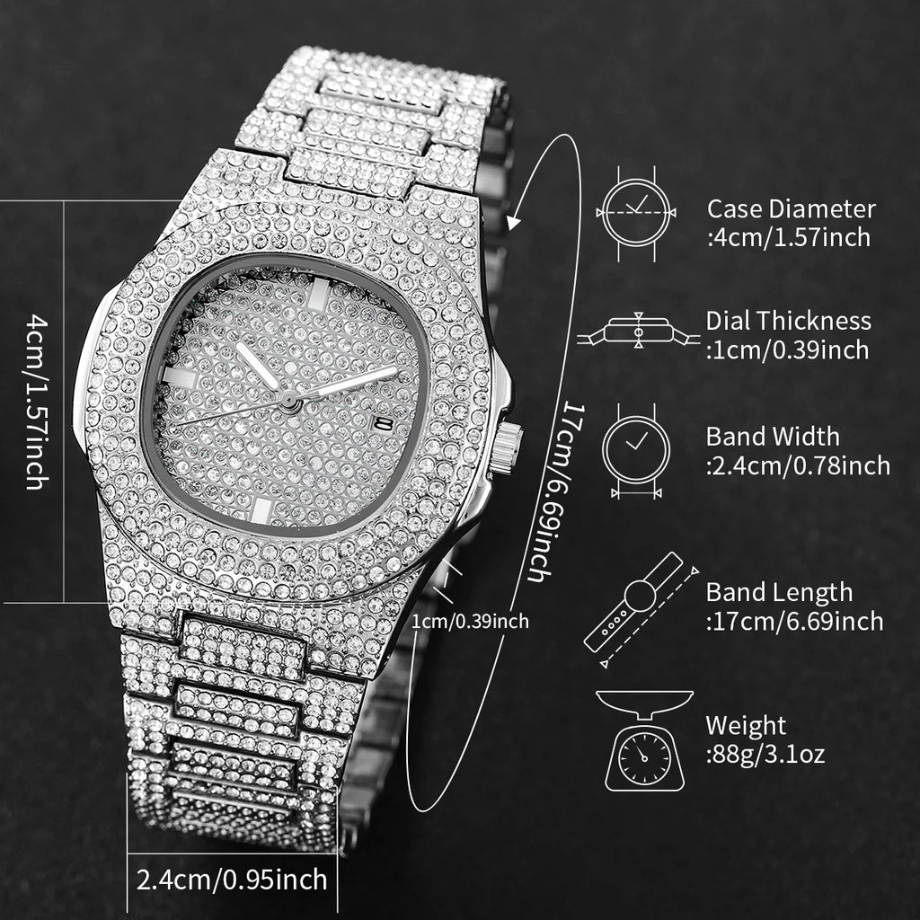 Reloj de Cuarzo Yolako — Correa de Acero Inoxidable