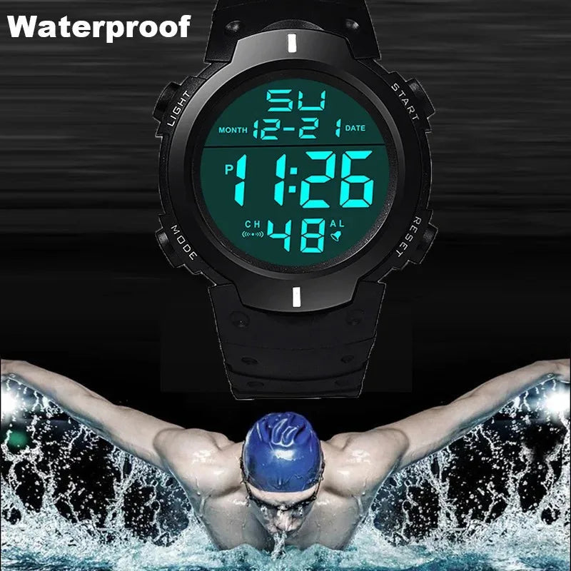 Reloj Digital Deportivo — Diseño Resistente y Funcional