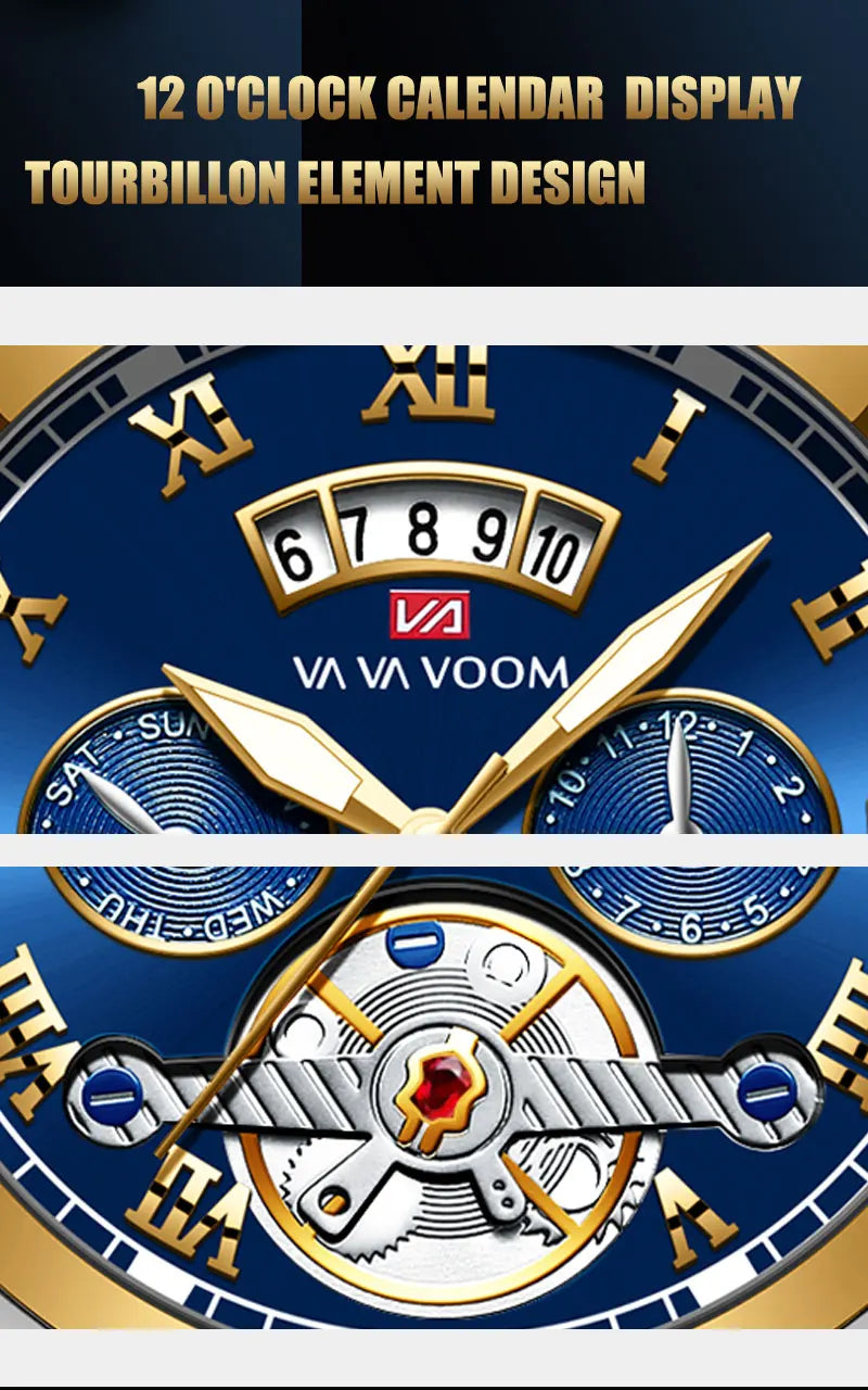 Reloj de Cuarzo VA VA VOOM — Estilo Deportivo Elegante
