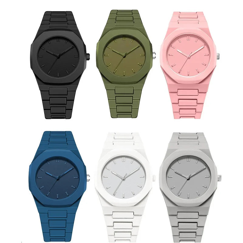 Reloj de Cuarzo ABCD816 — Esfera Grande con Números Arábigos