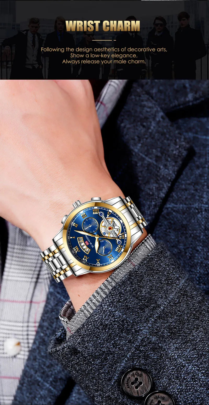 Reloj de Cuarzo VA VA VOOM — Estilo Deportivo Elegante