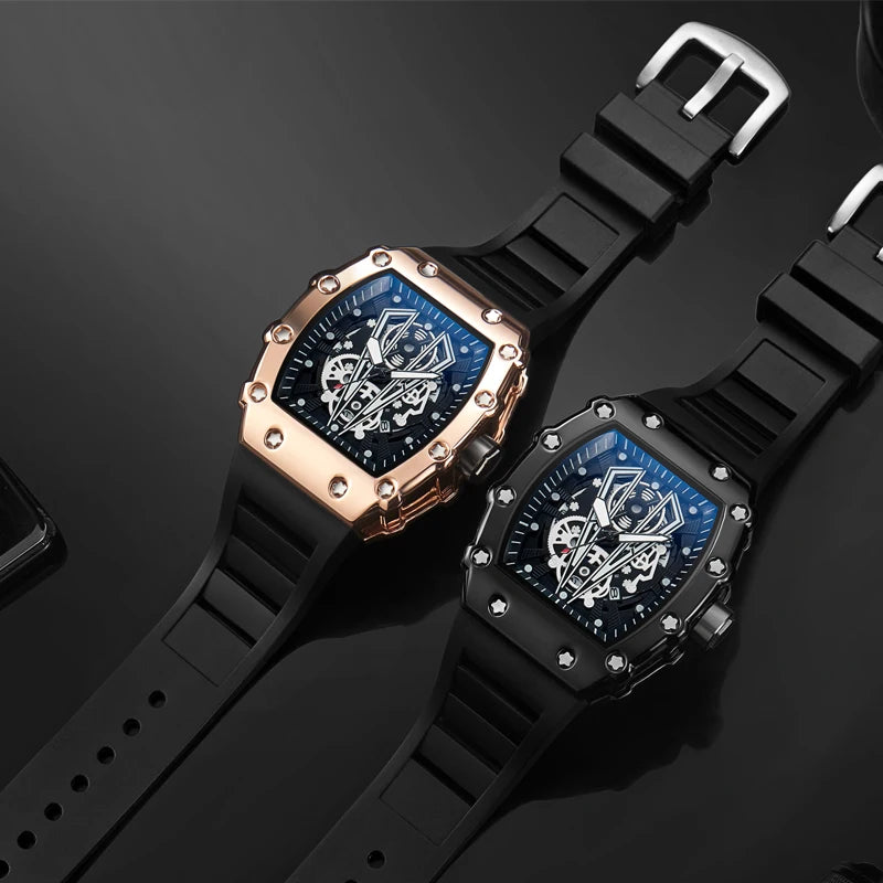 Reloj de Cuarzo WLISTH S6144 — Diseño Tonneau Deportivo