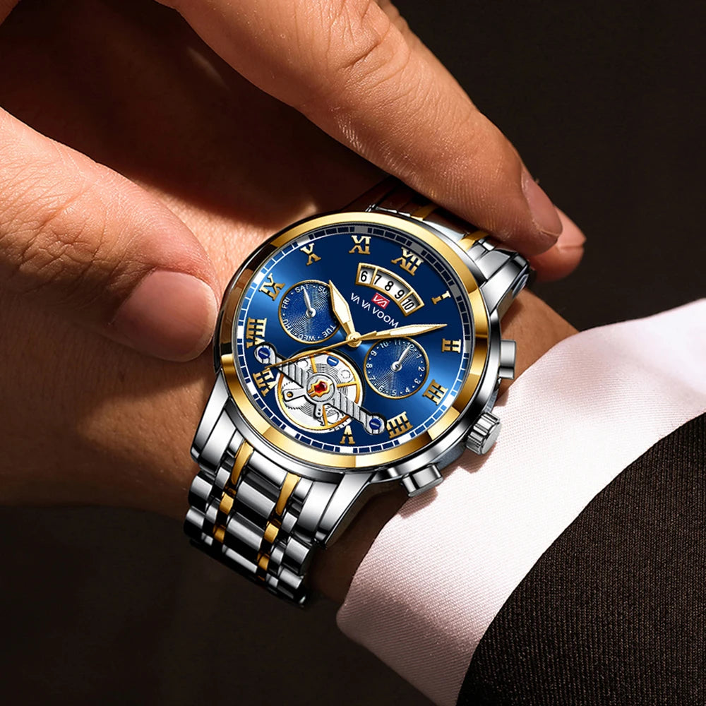 Reloj de Cuarzo VA VA VOOM — Estilo Deportivo Elegante