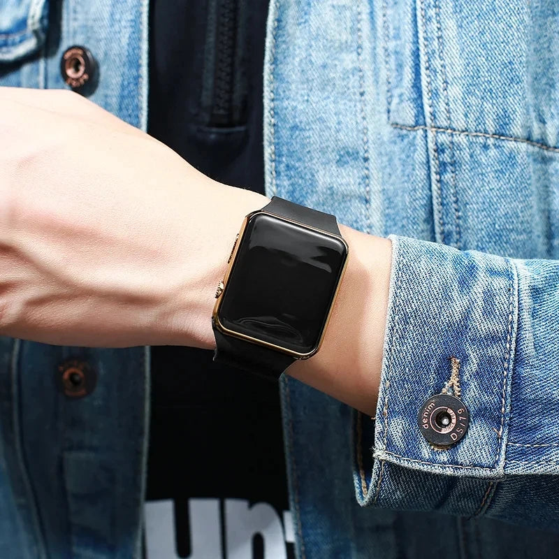 Reloj Digital LED — Diseño Deportivo y Moderno