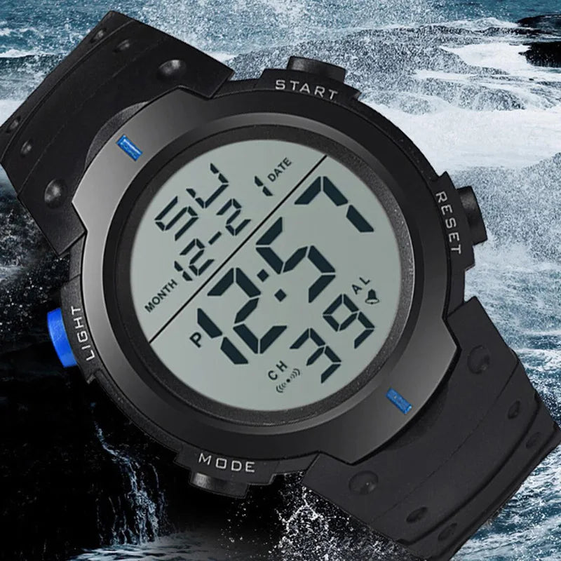 Reloj Digital Deportivo — Diseño Resistente y Funcional