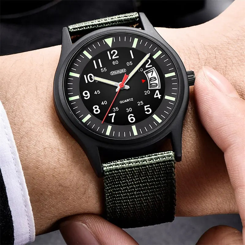 Reloj de Cuarzo DSIMPLE AM87113 — Diseño Casual con Correa de Nylon