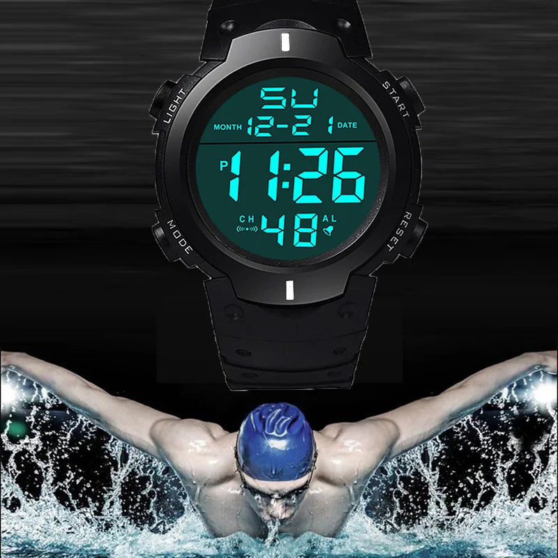Reloj Digital Deportivo — Diseño Resistente y Funcional