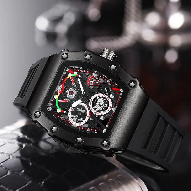 Reloj Casual de Cuarzo con Correa de Silicona ⌚