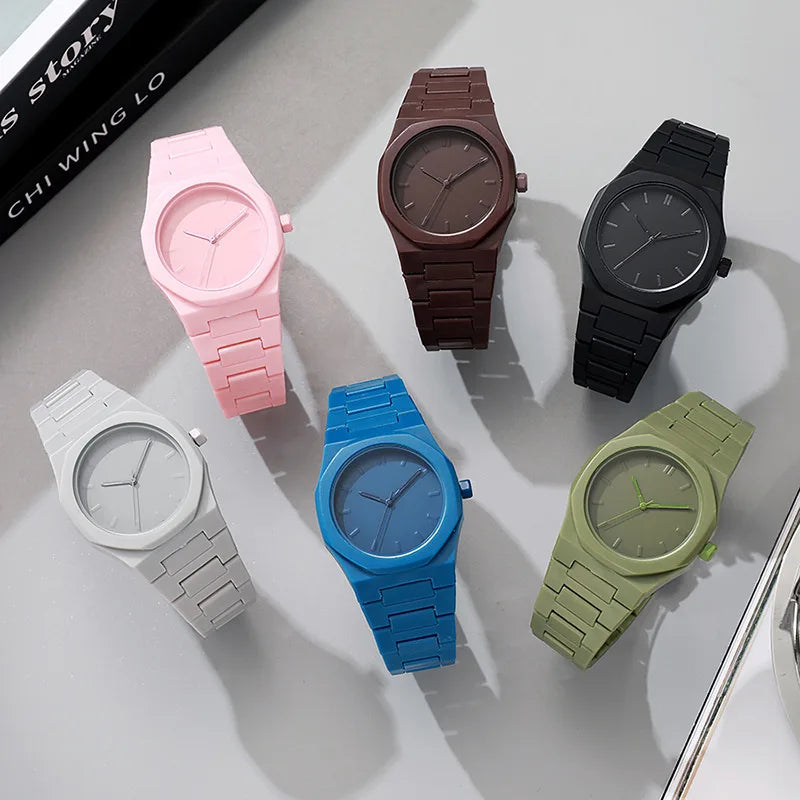 Reloj de Cuarzo ABCD816 — Esfera Grande con Números Arábigos