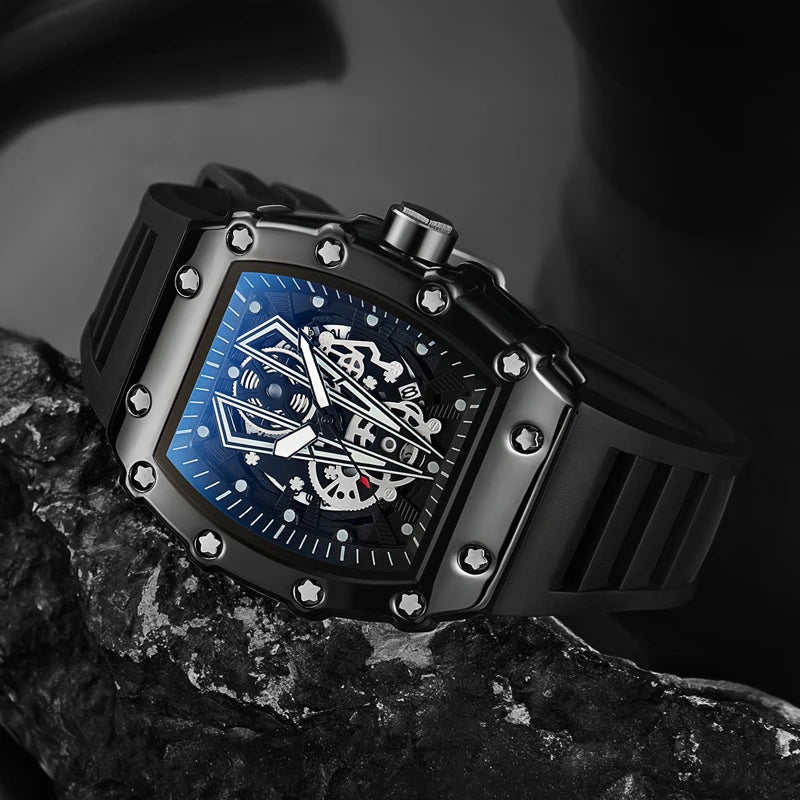 Reloj de Cuarzo WLISTH S6144 — Diseño Tonneau Deportivo