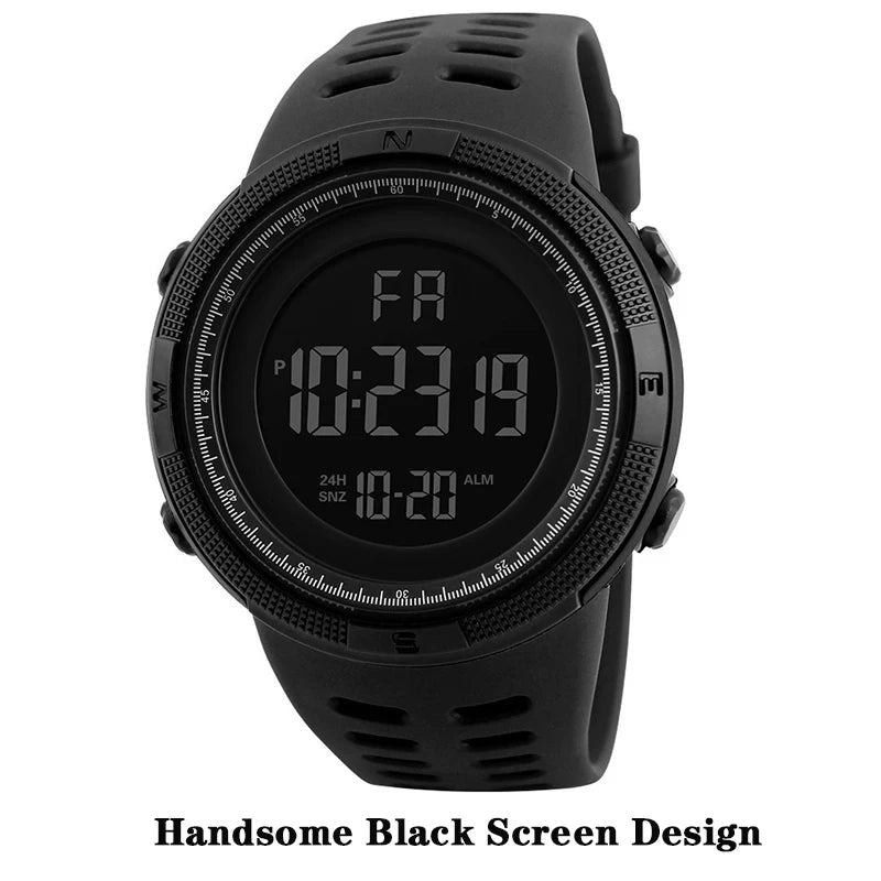 Reloj Digital YIKAZE — Multifunción Deportivo y Casual