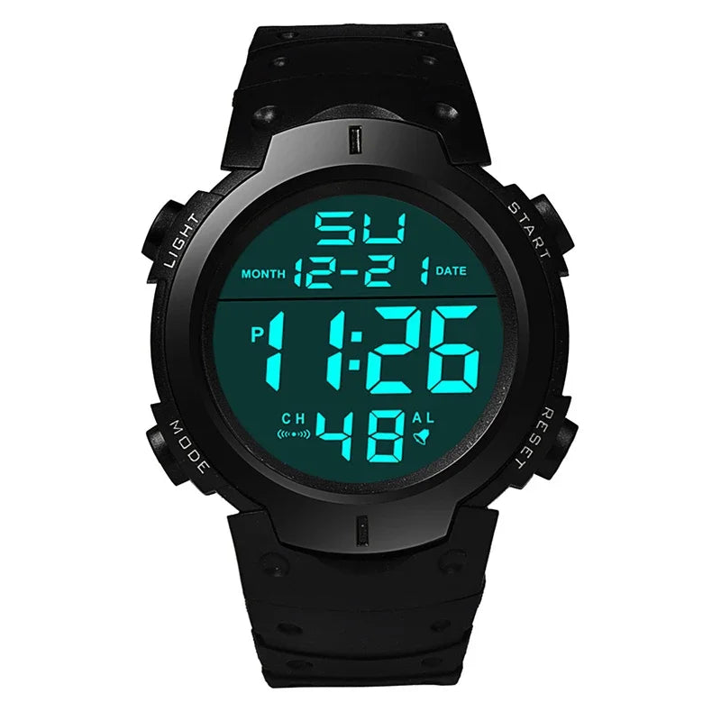Reloj Digital Deportivo — Diseño Resistente y Funcional