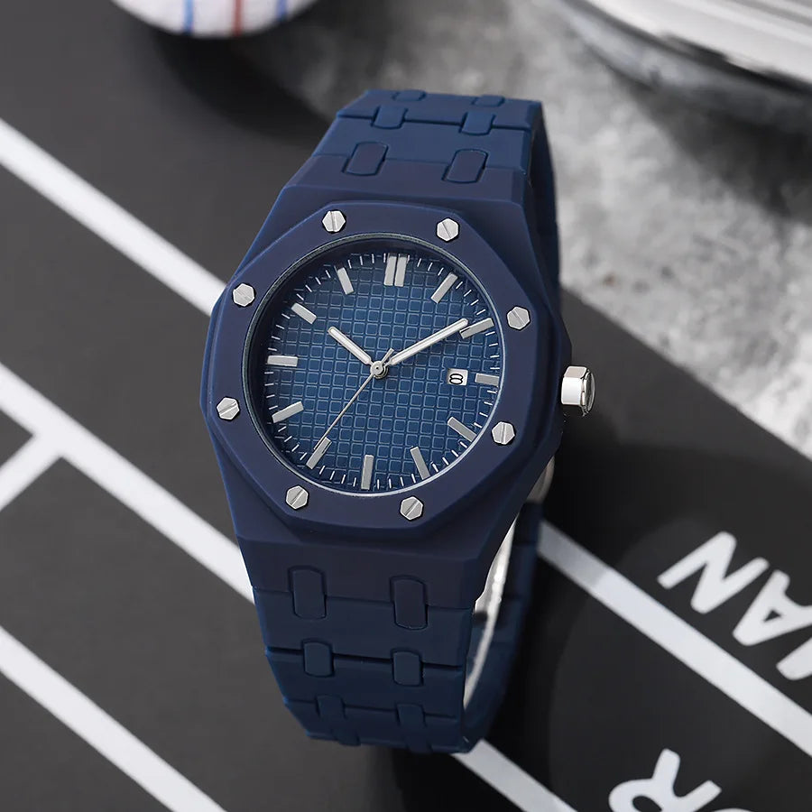 Reloj de Cuarzo ABCD816 — Esfera Grande con Números Arábigos